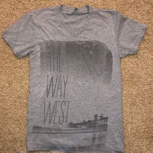 The Way West concert vneck T-shirt